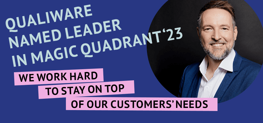 QualiWare named a Leader in Gartner's Magic Quadrant